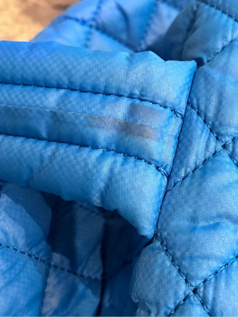 Like NEW MZ Wallace Medium Sutton Quilted Nylon Satchel-Surf Blue